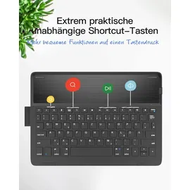 Inateck Ultraleichte Tastatur Hülle für iPad BK2006