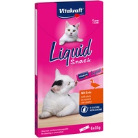 Vitakraft Liquid-Snack mit Ente & ß-Glucane 6x 15 g