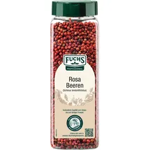 FUCHS Professional Rosa Beeren gefriergetrocknet | 250 g im großen Streuer | Zum Dekorieren - entweder im Ganzen oder zum Zerstoßen | Für Großverbraucher