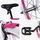 vidaXL Kinderfahrrad 18 Zoll rosa
