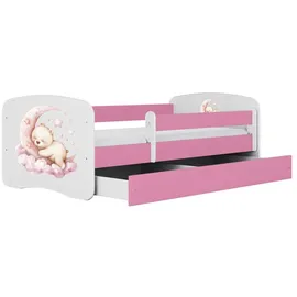 raumhirsch furniture Kinderbett Raumhirsch 80 x 180 cm Holzwerkstoff rosa