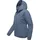 Ragwear Damen warme Wasserdichte Winterjacke mit Kapuze Dizzie Warm II Indigo Blue Gr. M - M