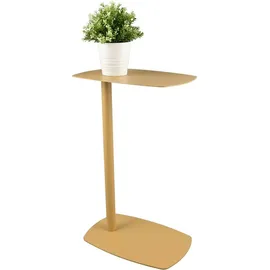 Mirrors and More Beistelltisch Fero (L x B x H: 42 x 28 x 66 cm, Metall, Gelb)