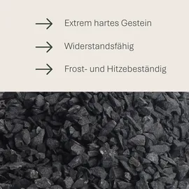 Schicker Mineral Basalt Ziersplitt 25 kg Anthrazit