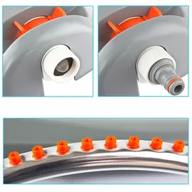 Proloisirs Viereckregner WL-Z24 334 qm grau