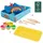 roba Nachhaltiges Spielset Knete 12-tlg. mit Bastelmatte 14,5 x 30 cm und Holzwerkzeugen