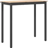 vidaXL Bartisch Natur 110 x 55 x 105 cm Braun