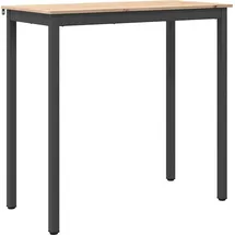 vidaXL Bartisch Natur 110 x 55 x 105 cm Braun
