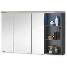 Die Möbelfundgrube MEMPHIS 110 cm grau mit LED-Beleuchtung