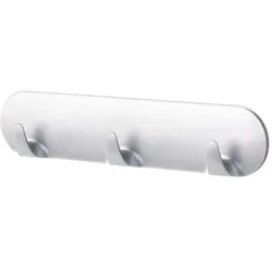 Tesa 58095, Indoor, Universalhaken, Chrom, Klebestreifen, Glas, Fliesen & Metall