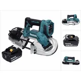 Makita DPB 183 G1 Akku Bandsäge 18 V 66 mm Brushless + 1x Akku 6,0 Ah - ohne Ladegerät