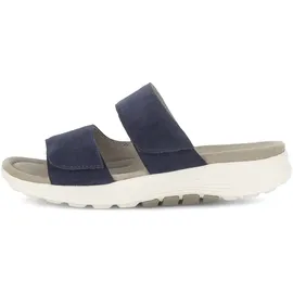 Gabor Pantolette, Damen, Gr. 44 blau Schuhe Pantolette
