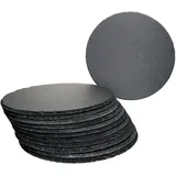12x Schieferplatten rund Ø30cm Untersetzer Pizza-Teller Servier-Platte Naturschiefer