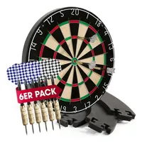 Doyourdart Sisal-Dartscheibe mit Dart-Surround 45cm