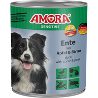 Amora Dog Sensitive Ente mit Apfel Birne 800g (Menge: 6 je Bestelleinheit)