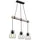 GLOBO Mina 3-flg. 50 cm Holz schwarz