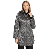 Betty Barclay Outdoorjacke mit abnehmbarer Kapuze in Dunkel Grau