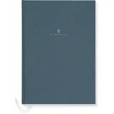 Graf von Faber-Castell Notizbuch mit Leineneinband DIN A4 160 Seiten 100 g/m2 Papier Blau 2 St.