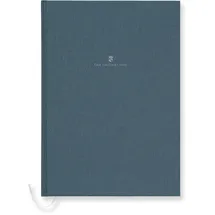 Graf von Faber-Castell Notizbuch mit Leineneinband DIN A4 160 Seiten 100 g/m2 Papier Blau 2 St.