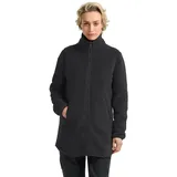Jack Wolfskin Damen High Curl Mantel (Größe S, schwarz)