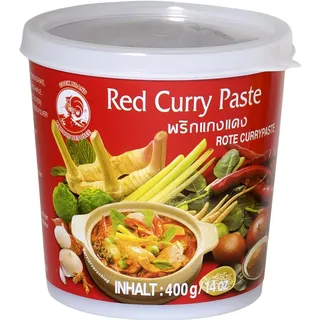 Cock Currypaste Red Curry Paste, rot, 400g