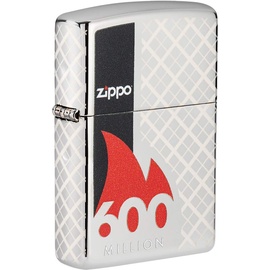Zippo 600th Million Lighter Commemorative Lighter-600th Limited Edition, Chrom, Pocket Size