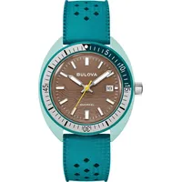 BULOVA Herrenuhr Quarz Snorkel Petrol