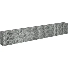 furnicato Gabionen-Hochbeet 360 x 30 x 60 cm