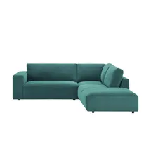 Musterring Ecksofa Lucia ¦ türkis/petrol ¦ Maße (cm): B: 300 H: 81 T: 266.0