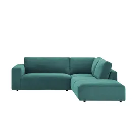 Musterring Ecksofa Lucia ¦ türkis/petrol ¦ Maße (cm): B: 300 H: 81 T: 266.0