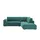 Musterring Ecksofa Lucia ¦ türkis/petrol ¦ Maße (cm): B: 300 H: 81 T: 266.0
