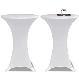 deluke Stehtischhusse AMAU Weiß Ø 70 cm 4er Set