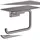 Hansgrohe AddStoris Papierrollenhalter mit Ablage, brushed black