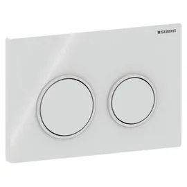 Geberit Omega20 Betätigungsplatte weiß/matt