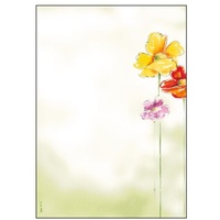 Sigel Motivpapier Spring Flowers Motiv DIN A4 90 g/qm 50 Blatt