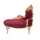 Casa Padrino Barock Kinder Chaiselongue Bordeauxrot Muster/Gold - Kindermöbel