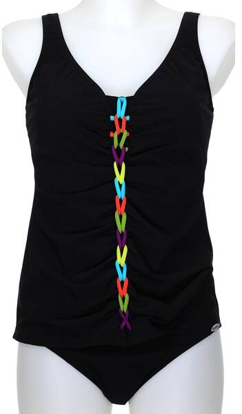 SUNFLAIR Damen Tankini, schwarz/multicolor, 40C