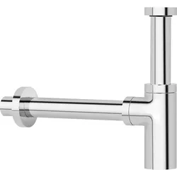 Design Siphon Messing verchromt (Ausführung: Design Siphon Schell leichte Ausführung 32 x 325 mm)