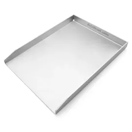 Grillrost.com Das Original Grillplatte 40 x 30 cm Edelstahl silber