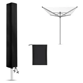 luxuskollektion Abdeckung Wäschespinne 180 x 18 x 18 cm Schwarz