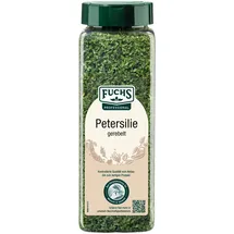 FUCHS Professional Petersilie gerebelt | 100 g im großen Streuer | Kräuternote zum Verfeinern zahlreicher Gerichte | Mit praktischem Streuaufsatz
