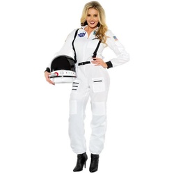 Underwraps Kostüm NASA Astronautin, Für alle Raumfahrerinnen: der Overall fürs Weltall weiß L