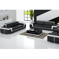 JVmoebel Sofa Luxuriöse schwarze Sofagarnitur 3+2 Set Wohnzimmermöbel Neu, Made in Europe schwarz