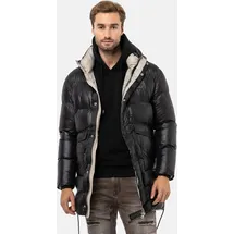Cipo & Baxx Winterjacke schwarz S