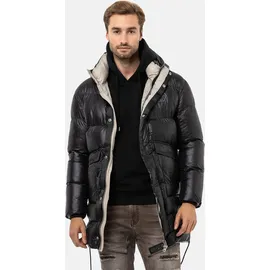Cipo & Baxx Winterjacke schwarz S
