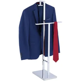 Relaxdays Herrendiener Silber 102 x 46 x 32 cm