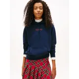 Tommy Hilfiger Hoodie Schwarz Night Navy 42
