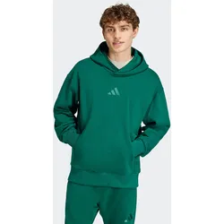 Kapuzensweatshirt ADIDAS SPORTSWEAR "M A SZN FL HD", Herren, Gr. L, grün (collegiate grün), Obermaterial: 70% Baumwolle, 30% Polyester, sportlich, Sweatshirts, weiches Fleecematerial