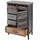 Mendler Apothekerkommode 90 x 65 x 32 cm Mehrfarbig