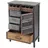 Mendler Apothekerkommode 90 x 65 x 32 cm Mehrfarbig